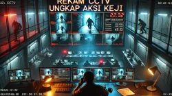 Rekam CCTV Ungkap Aksi Keji