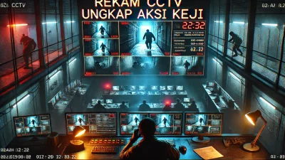 Rekam CCTV Ungkap Aksi Keji