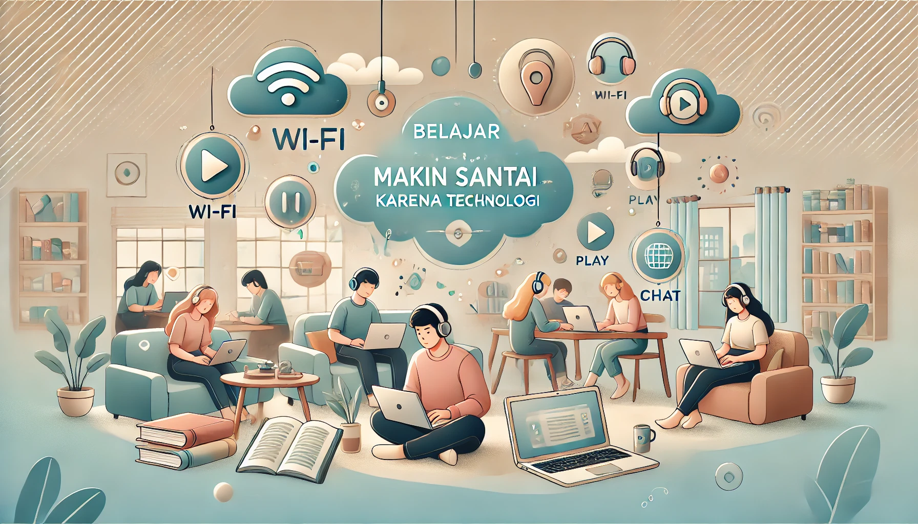 Belajar Makin Santai Karena Teknologi