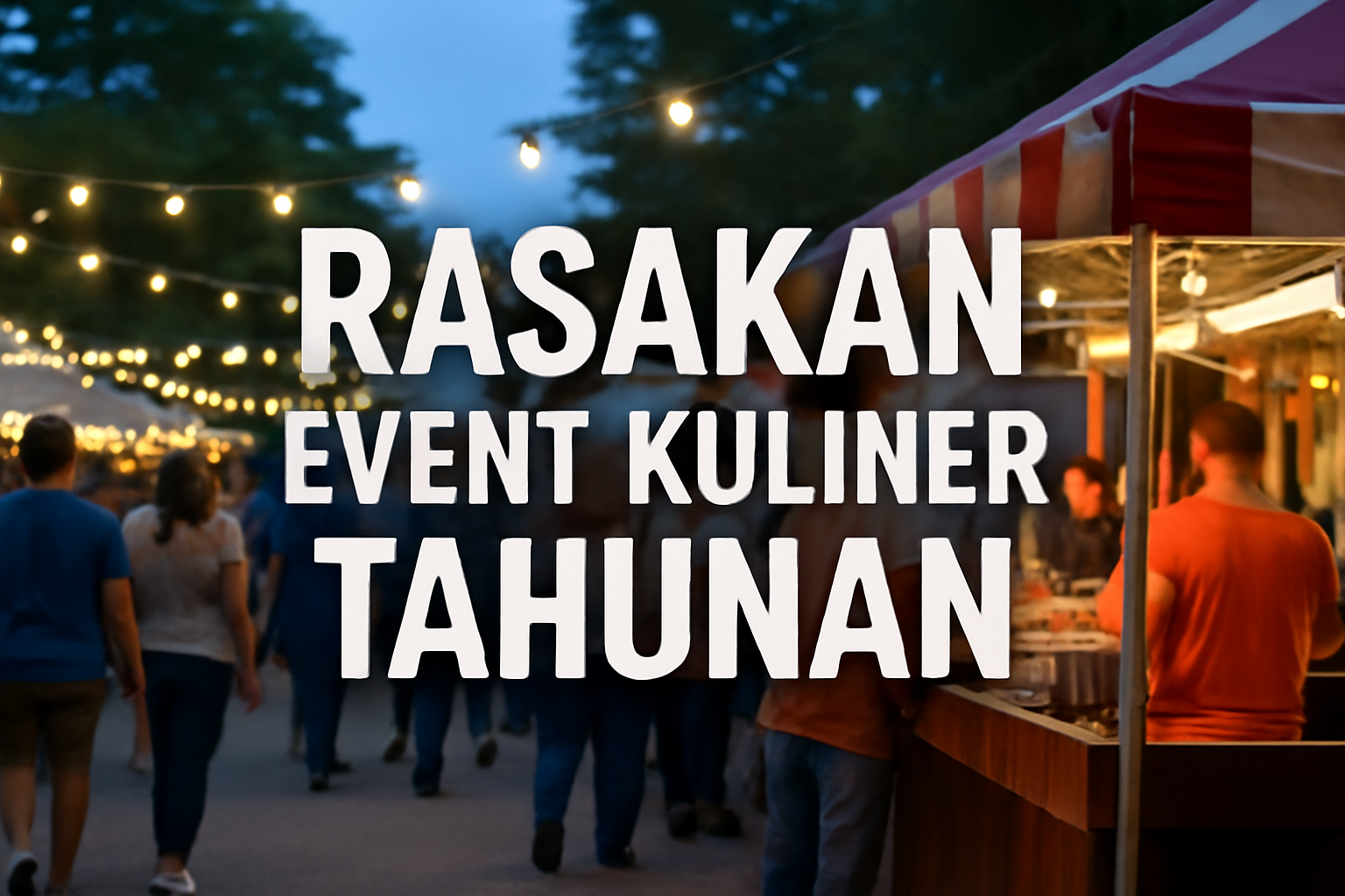 Rasakan Event Kuliner Tahunan