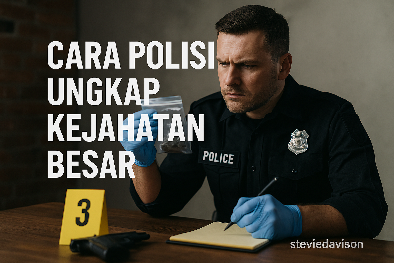 Cara Polisi Ungkap Kejahatan Besar