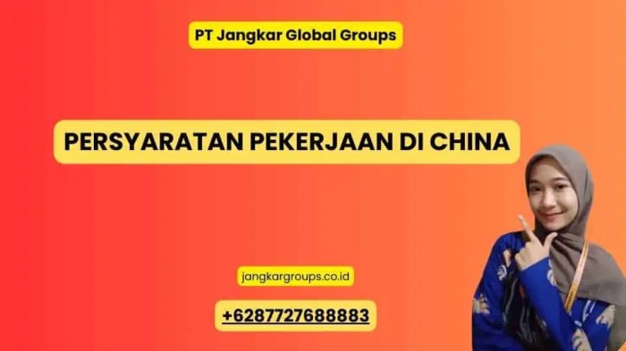 Pengalaman Kerja DI China
