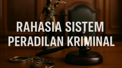 Rahasia Sistem Peradilan Kriminal