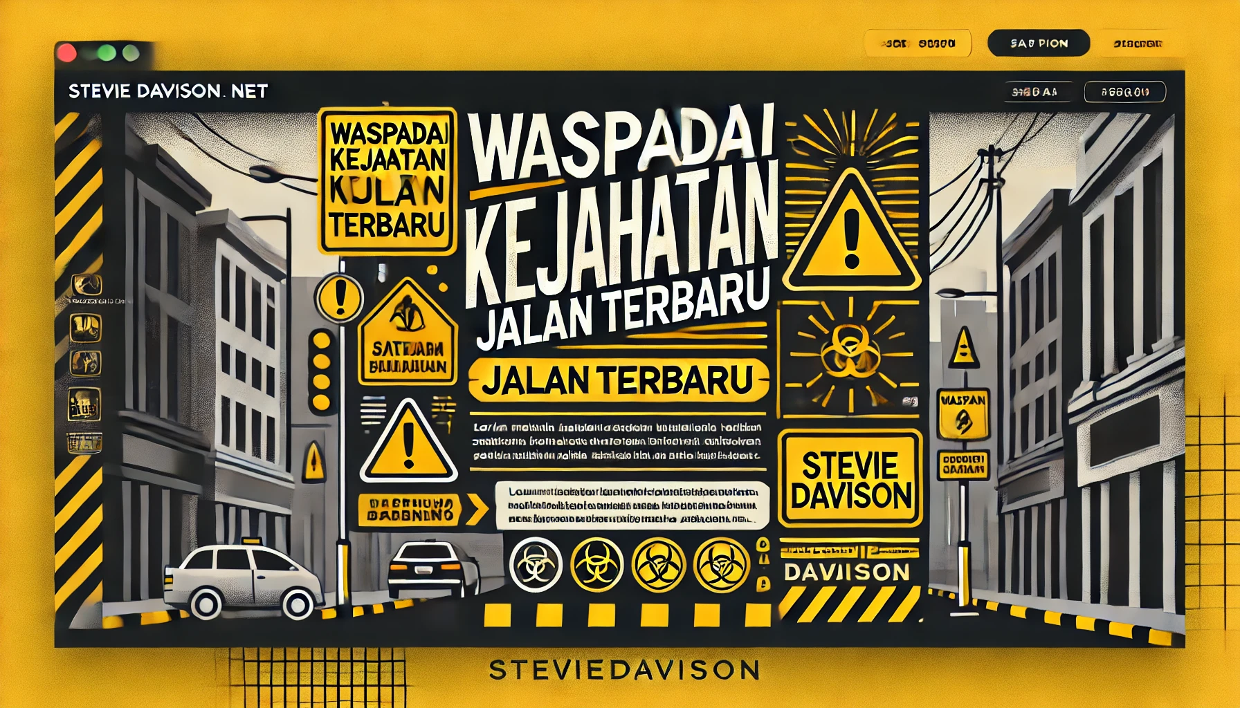 Waspadai Kejahatan Jalan Terbaru
