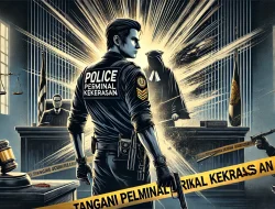 Tangani Pelaku Kriminal Kekerasan