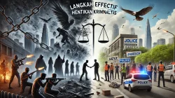 Langkah Efektif Hentikan Kriminalitas