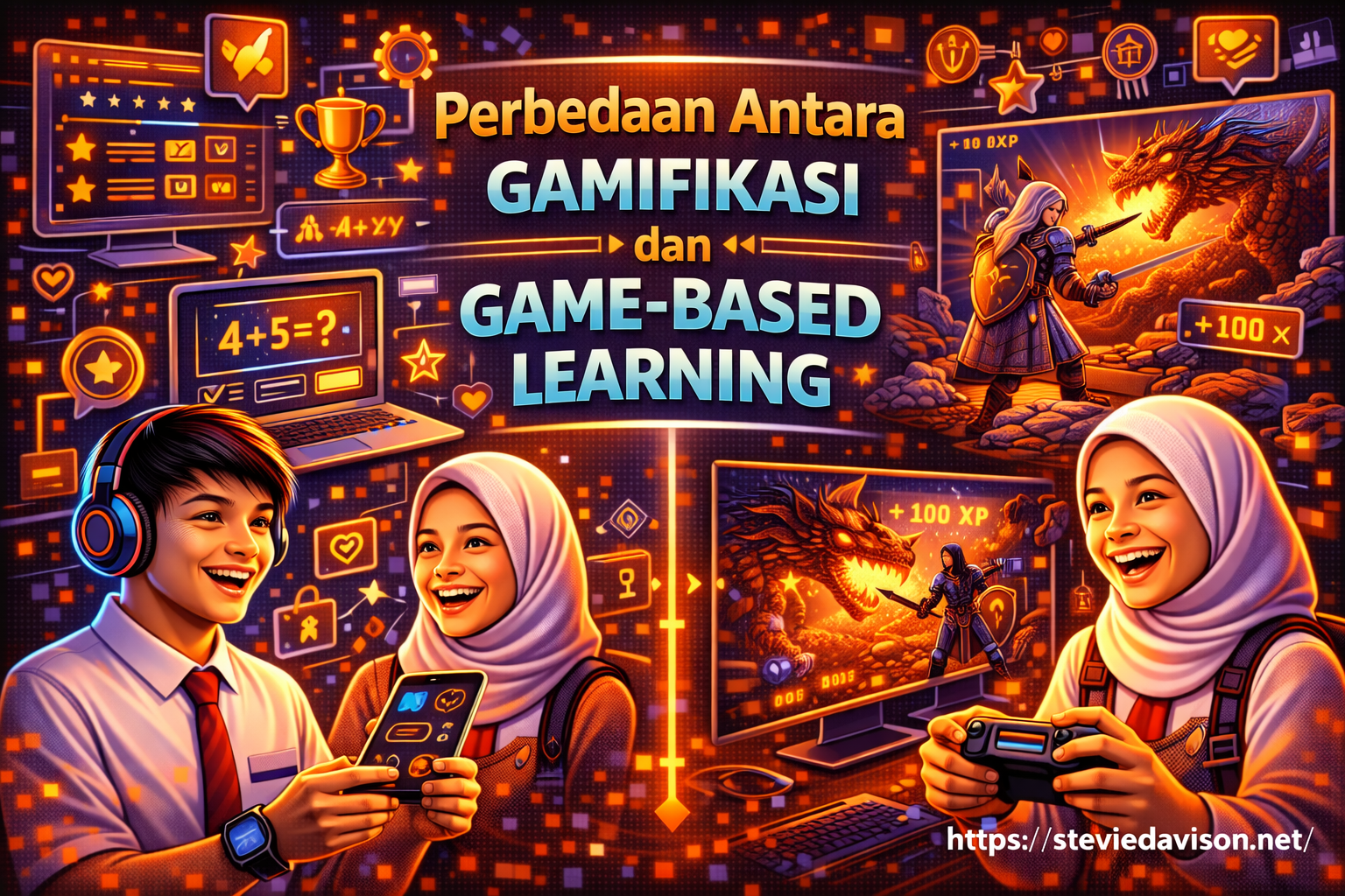 Perbedaan Antara Gamifikasi dan Game-Based Learning