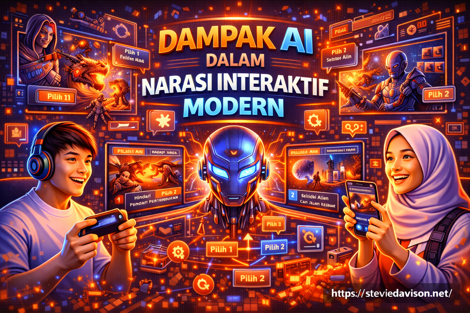 Dampak AI dalam Narasi Interaktif Modern