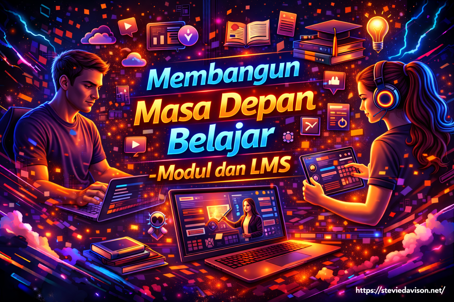 Membangun Masa Depan Belajar -Modul dan LMS