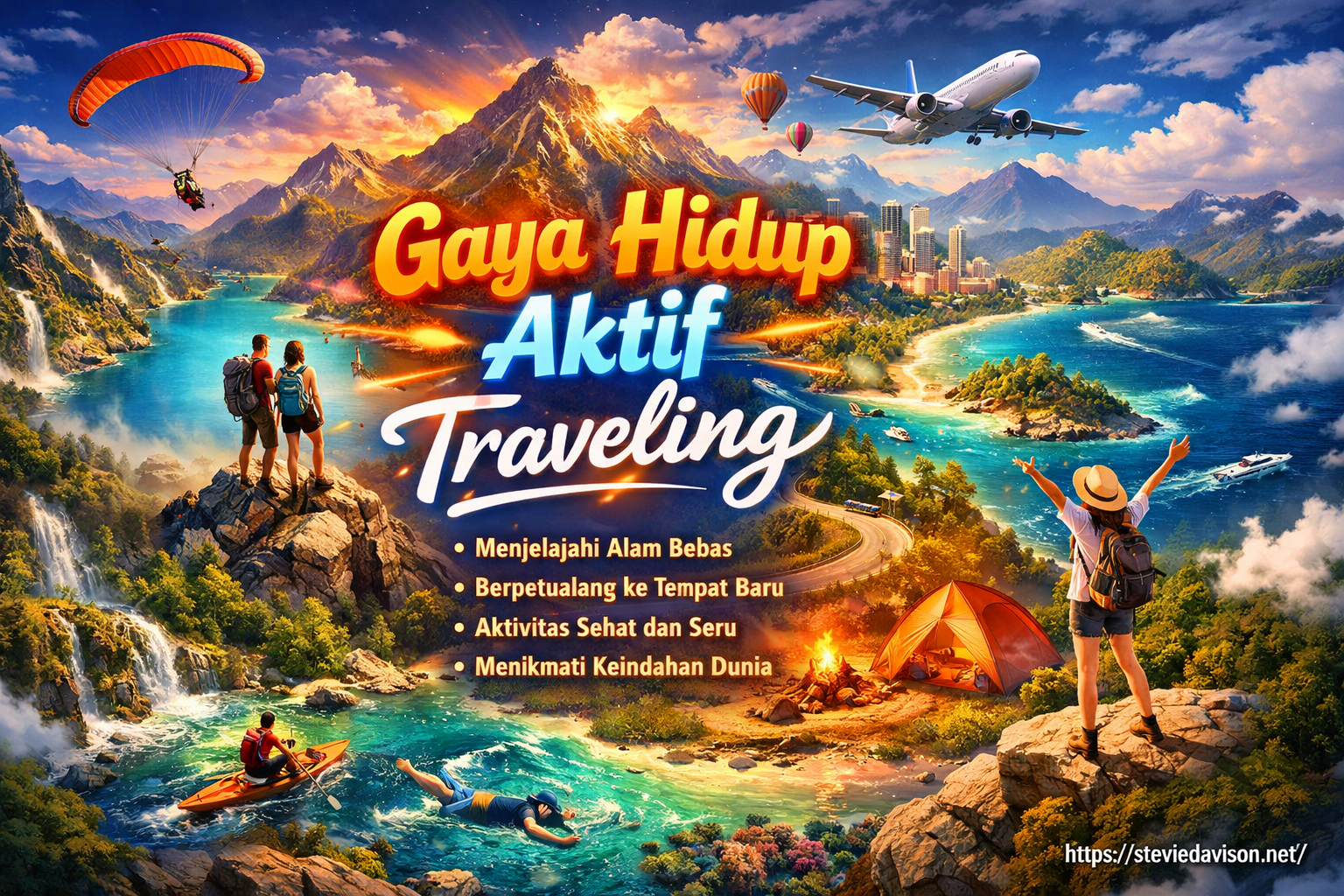 Gaya Hidup Aktif Traveling