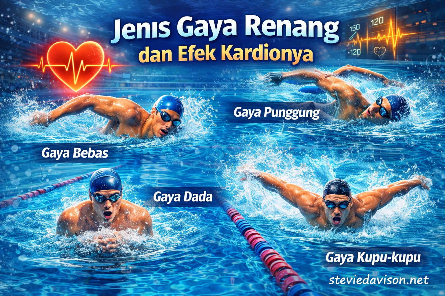 Jenis Gaya Renang dan Efek Kardionya