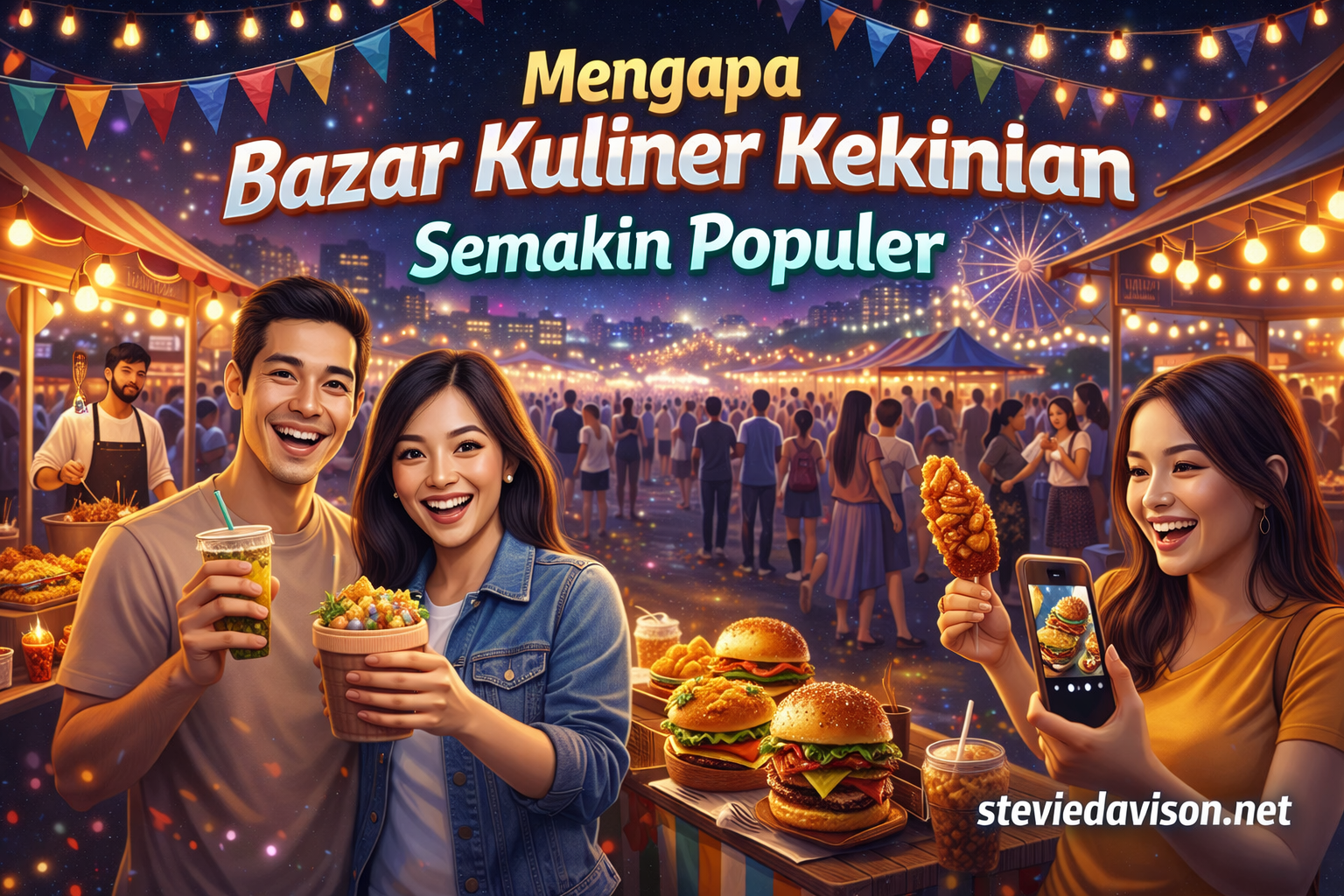 Mengapa Bazar Kuliner Kekinian Semakin Populer