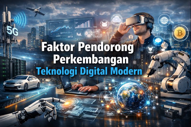 Faktor Pendorong Perkembangan Teknologi Digital Modern