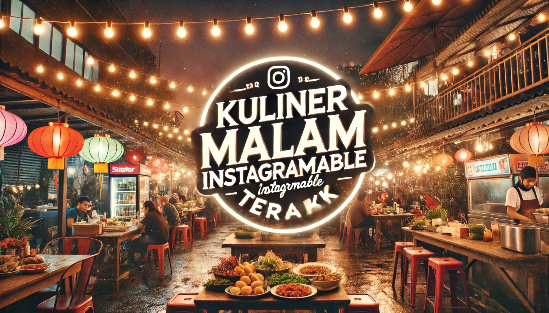 Kuliner Malam Instagramable Terbaik