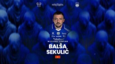 Balsa Sekulic, Bomber Timnas Montenegro, Resmi Gantikan Andrew Jung di Persib!